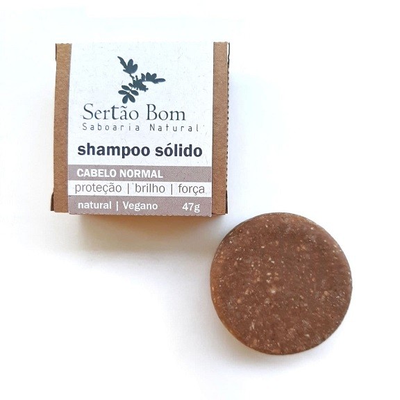 Shampoo Sólido Cabelo Normal