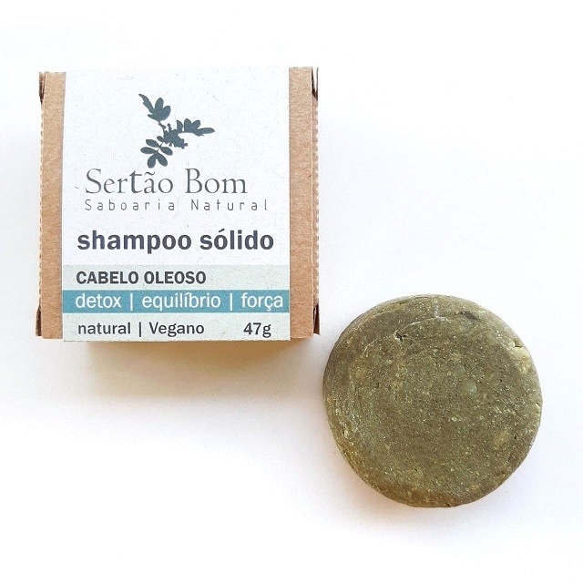 Shampoo Sólido Cabelo Oleoso